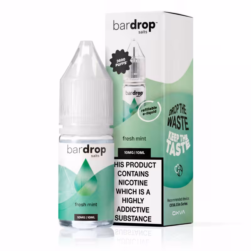 Fresh Mint Nic Salt E-Liquid by Bar Drop