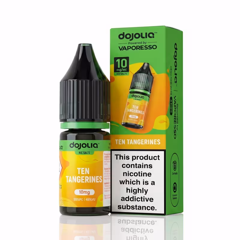 Ten Tangerines Nic Salt E-Liquid by Dojoliq