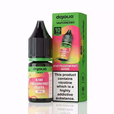 Kiwi Passionfruit Guava Nic Salt E-Liquid by Dojoliq