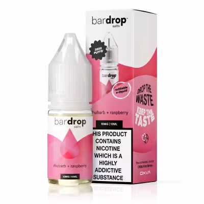 Rhubarb Raspberry Nic Salt by Bar Drop