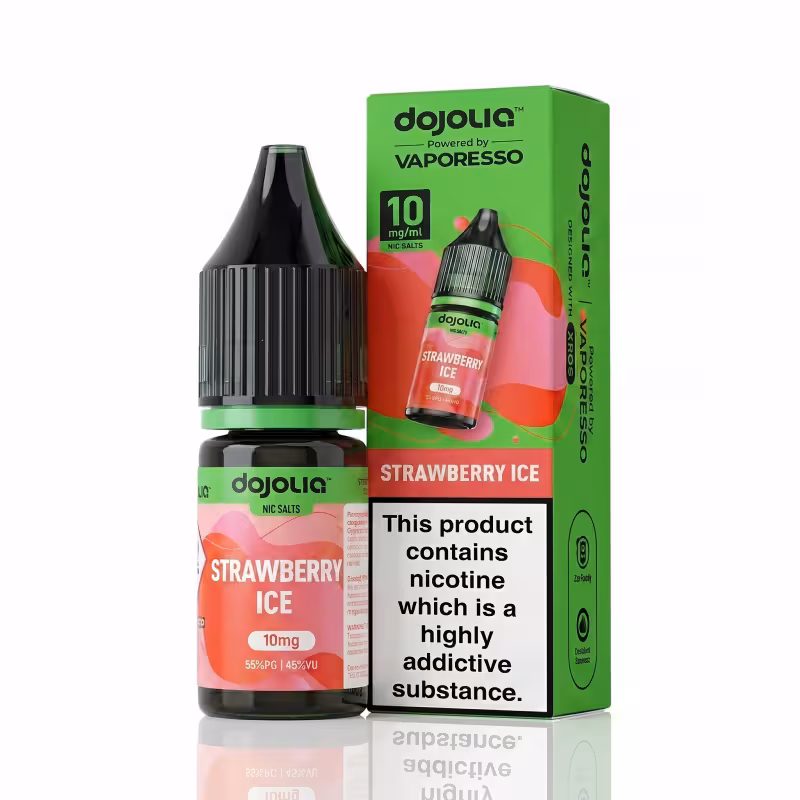 Strawberry Ice Nic Salt E-Liquid by Dojoliq