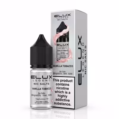 Vanilla Tobacco Nic Salt E-Liquid by Elux Legend