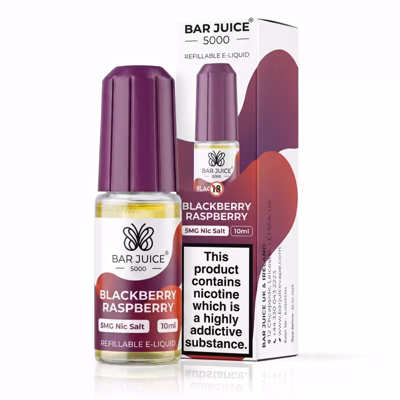 Blackberry Raspberry Nic Salt E-Liquid by Bar Juice 5000