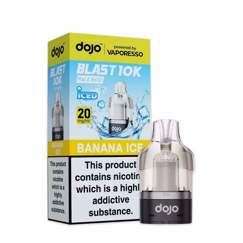 Banana Ice Prefilled Pod by Vaporesso Dojo Blast 10K