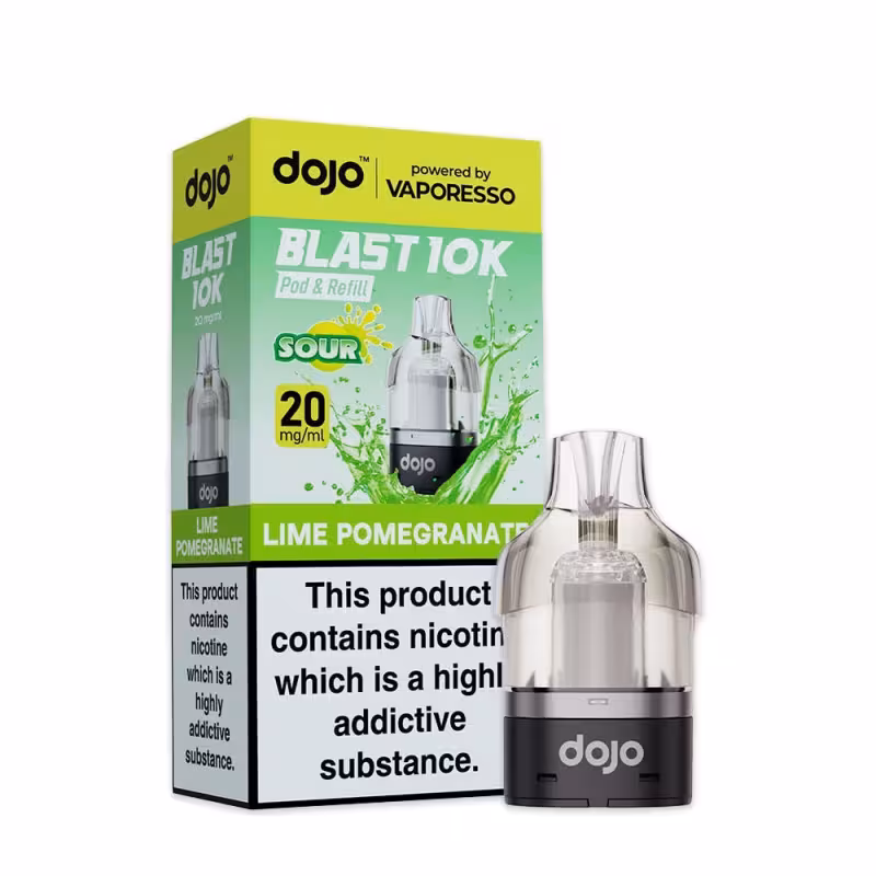 Lime Pomegranate Prefilled Pod by Vaporesso Dojo Blast 10K