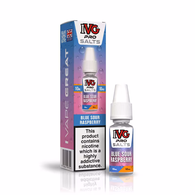 Blue Sour Raspberry Nic Salt E-Liquid by IVG Pro Salts