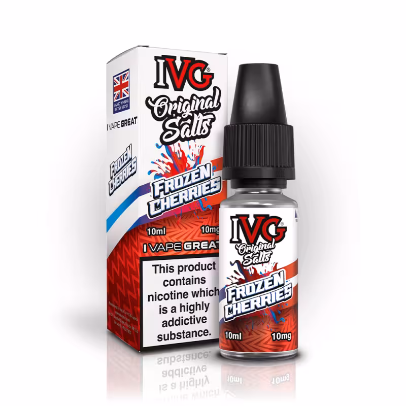 Frozen Cherries Nic Salt E-Liquid by IVG Original Salts