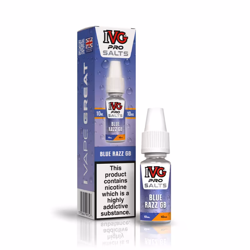 Blue Razz GB Nic Salt E-Liquid by IVG Pro Salts