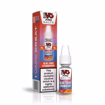 Blue Sour Strawberry Nic Salt E-Liquid by IVG Pro Salts