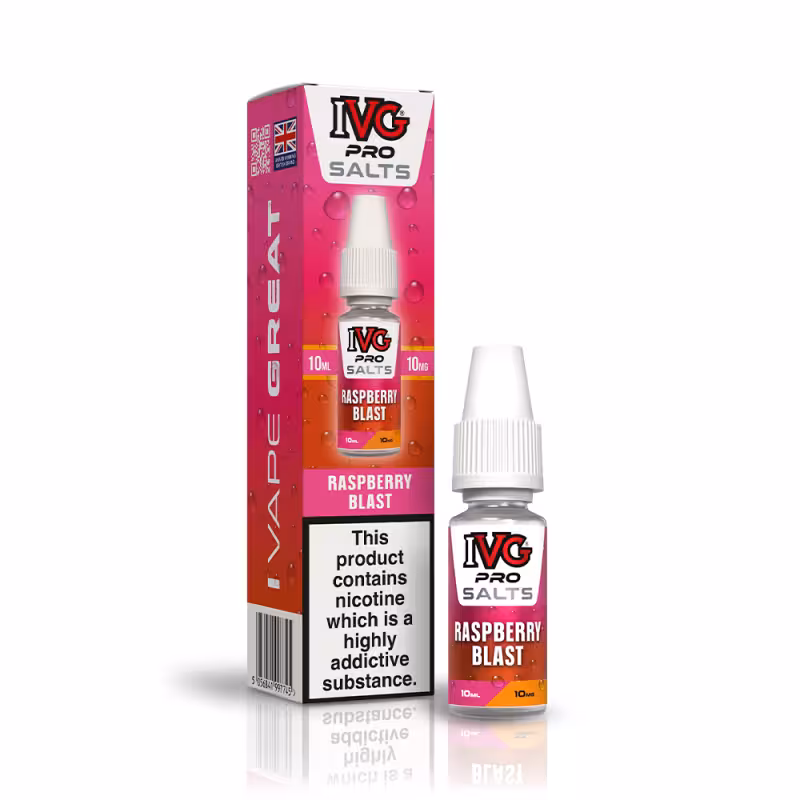 Raspberry Blast Nic Salt E-Liquid by IVG Pro Salts