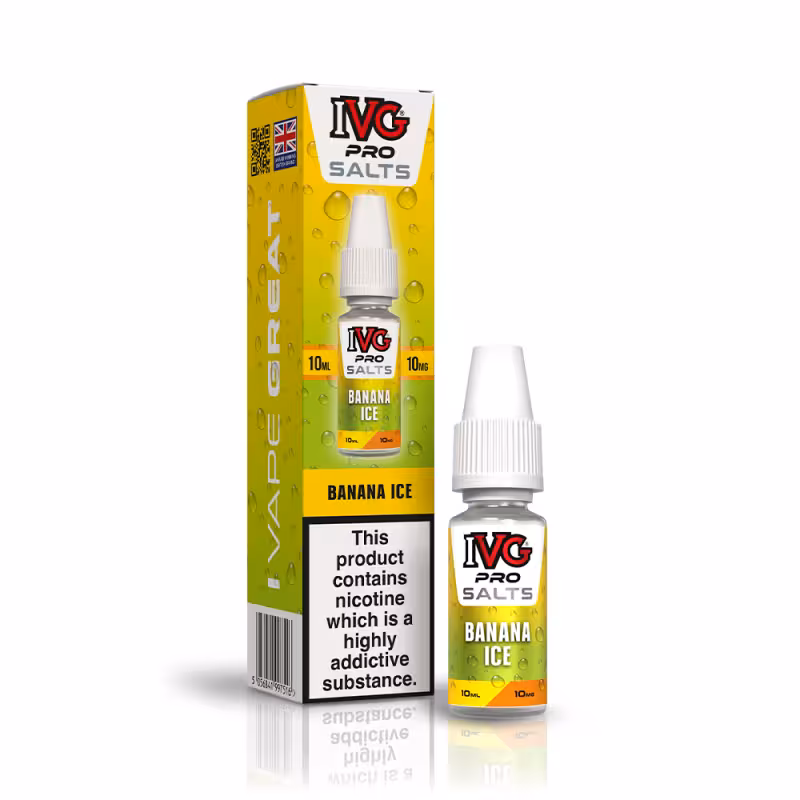 Banana Ice Nic Salt E-Liquid by IVG Pro Salts
