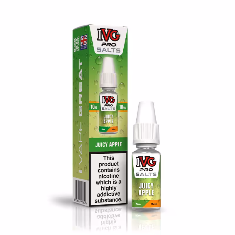 Juicy Apple Nic Salt E-Liquid by IVG Pro Salts