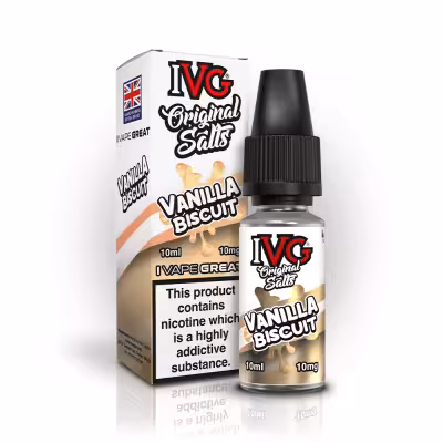 Vanilla Biscuit Nic Salt E-Liquid by IVG Original Salts
