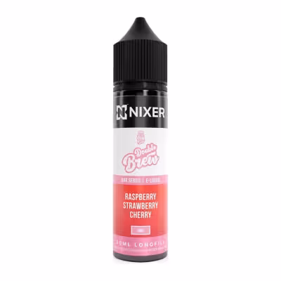 Raspberry, Strawberry & Cherry Longfill E-Liquid Concentrate by Nixer x Double Brew