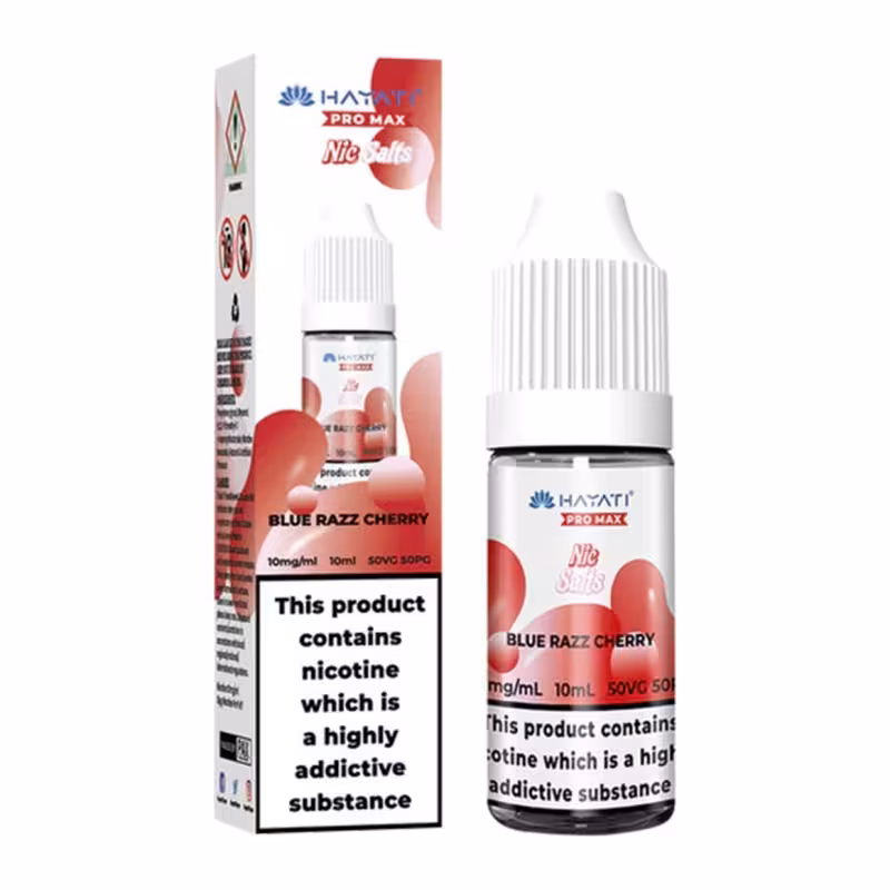 Blue Razz Cherry Nic Salt E-Liquid by Hayati