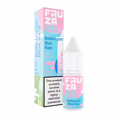 Bubblegum Blue Razz Nic Salt E-Liquid by Fruza
