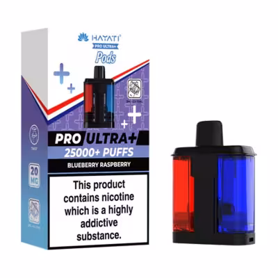 Blueberry Raspberry Prefilled Pod by Hayati Pro Ultra Plus 25K