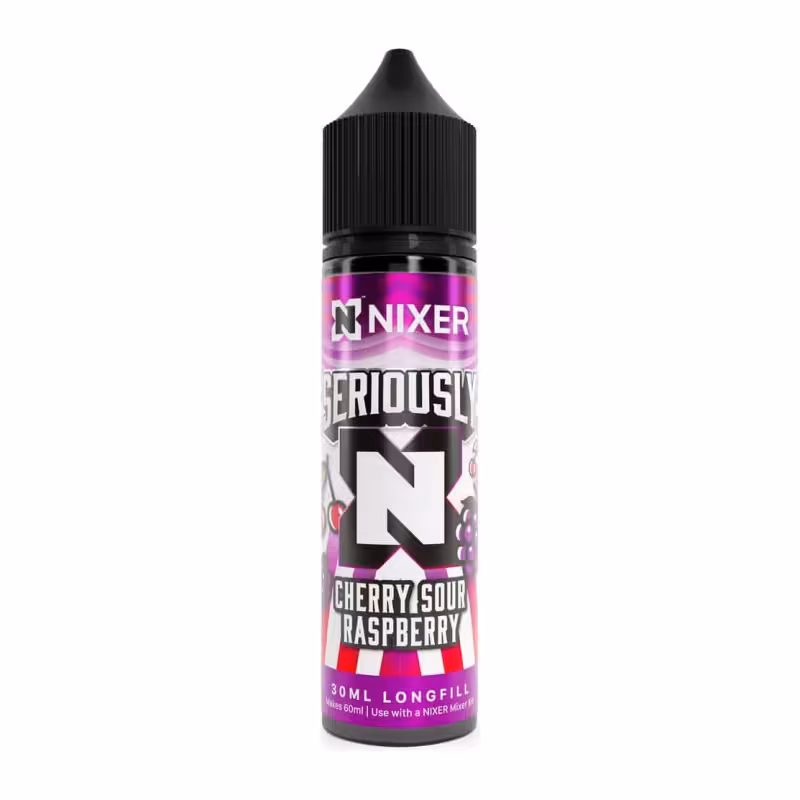 Cherry Sour Raspberry Longfill E-Liquid Concentrate by Nixer X Seriously
