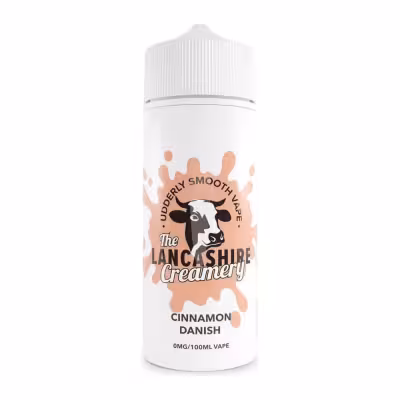 Cinnamon Danish Shortfill E-Liquid by the Lancashire Creamery 100ml