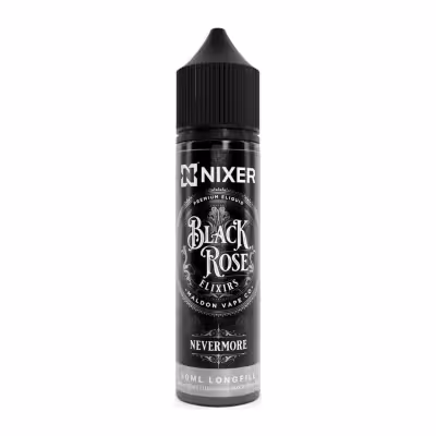 Nevermore Longfill E-Liquid Concentrate by Nixer x Black Rose Elixirs