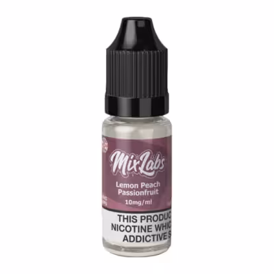 Lemon Peach Passionfruit Nic Salt E-Liquid by Mix Labs
