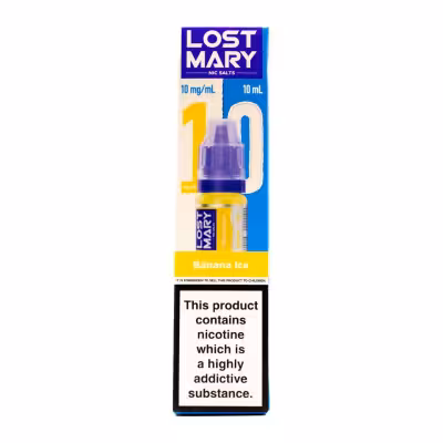 Banana Ice Nic Salt E-Liquid by Lost Mary Maryliq