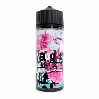 Blue Razz Ice Shortfill E-Liquid by Naughty but Ice 100ml