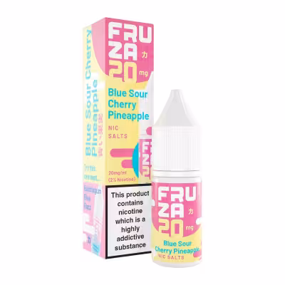 Blue Sour Cherry Pineapple Nic Salt E-Liquid by Fruza