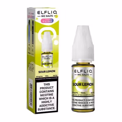 Sour Lemon Nic Salt E-Liquid by Elf Bar Elfliq