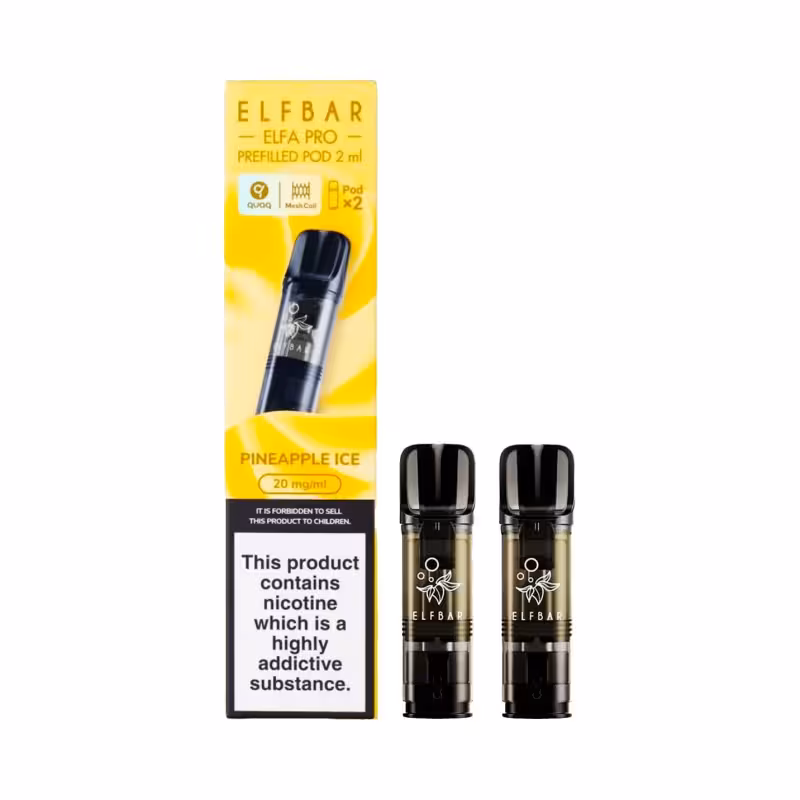 Pineapple Ice Prefilled Pods by Elf Bar Elfa Pro