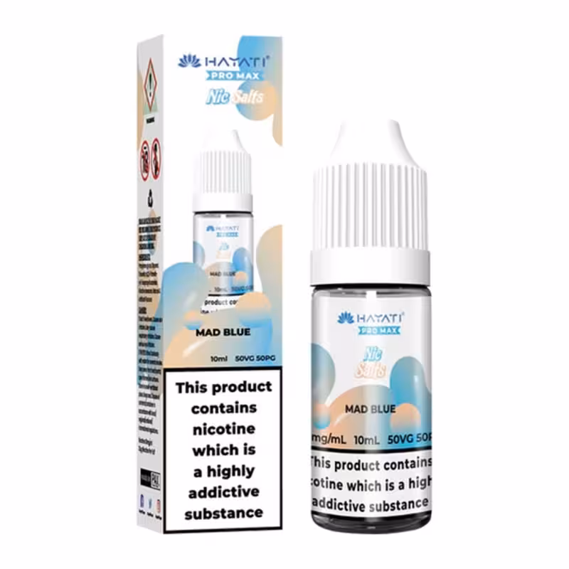 Mad Blue Nic Salt E-Liquid by Hayati