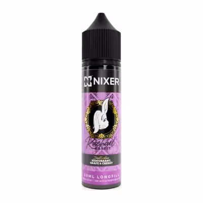 Redcurrant Grape And Cherry Longfill E-Liquid Concentrate by Nixer X Rachael Rabbit