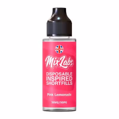 Pink Lemonade Shortfill E-Liquid by Mix Labs 100ml