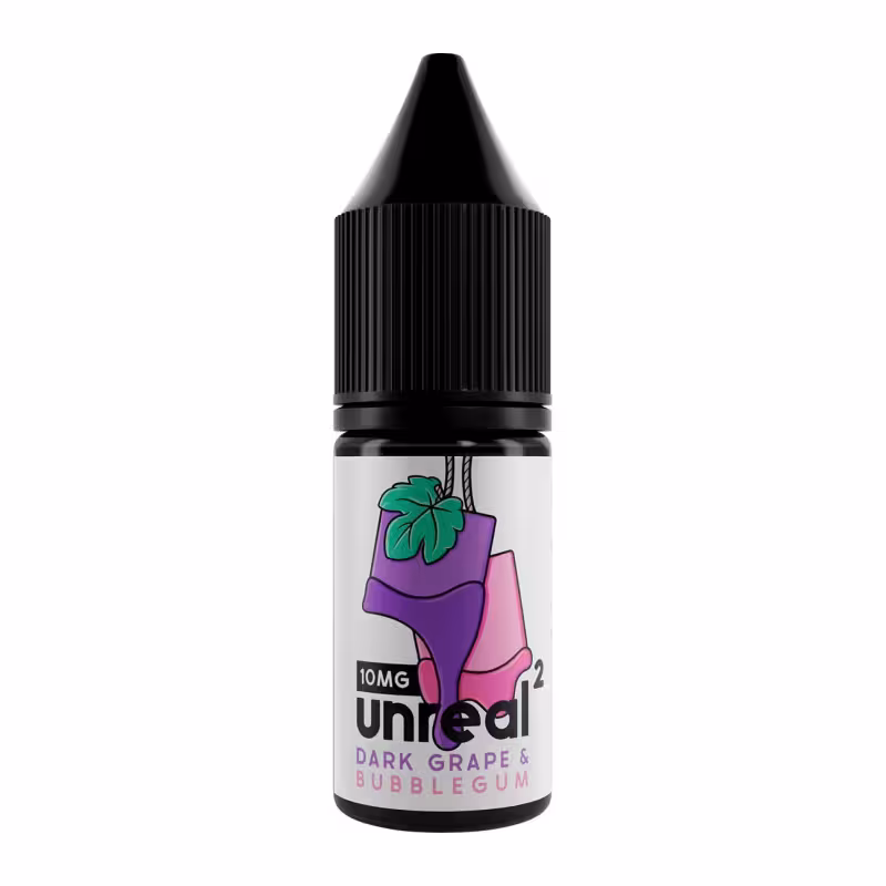 Dark Grape & Bubblegum Nic Salt E-Liquid by Unreal 2