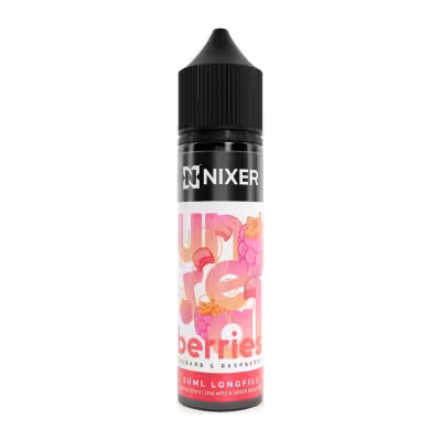 Rhubarb & Raspberry Longfill E-Liquid Concentrate by Nixer X Unreal Berries