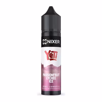 Passionfruit Lychee Ice Longfill E-Liquid Concentrate by Nixer X Yeti