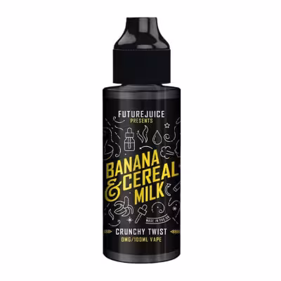 Banana & Cereal Milk Shortfill E-Liquid by Future Juice 100ml