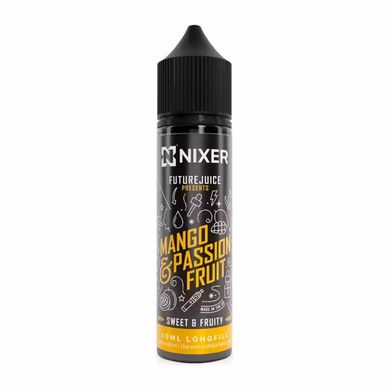 Mango & Passionfruit Longfill E-Liquid Concentrate by Nixer x Future Juice