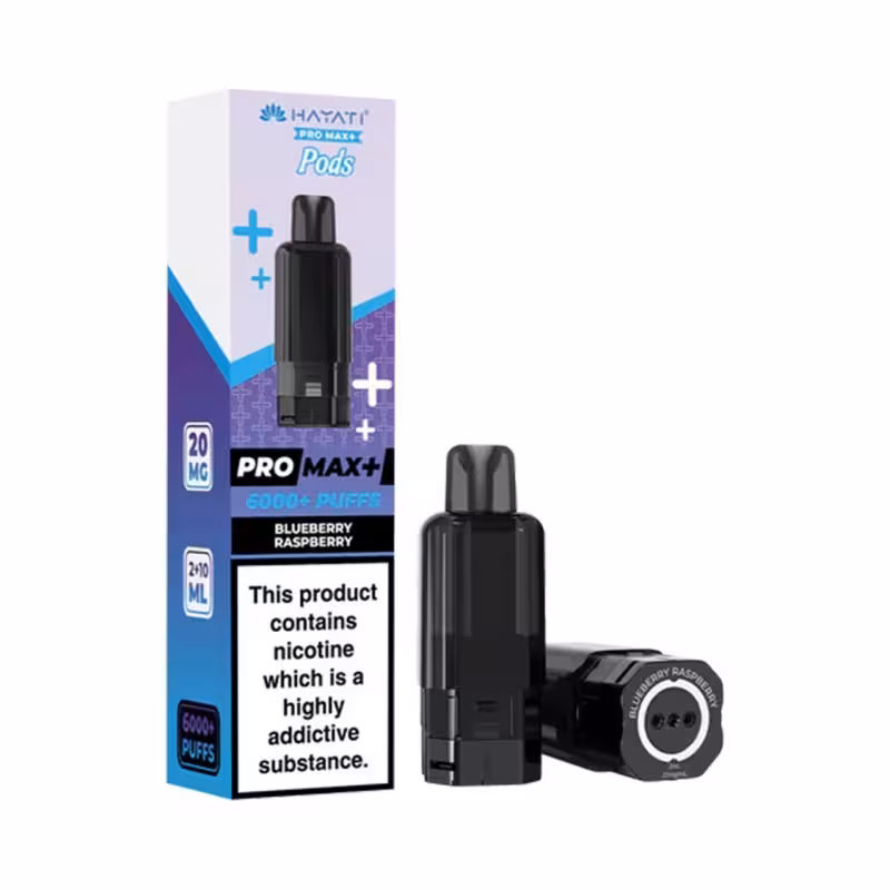 Blueberry Raspberry Prefilled Pod by Hayati Pro Max Plus 6K