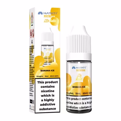 Banana Ice Nic Salt E-Liquid by Hayati