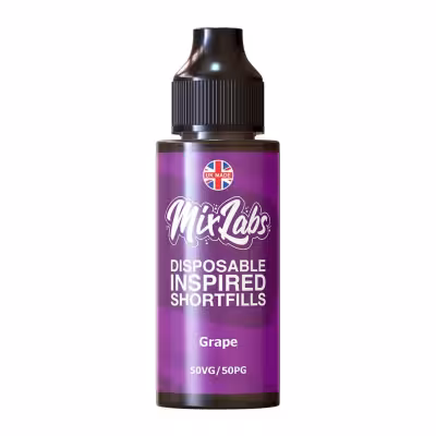 Grape Shortfill E-Liquid by Mix Labs 100ml