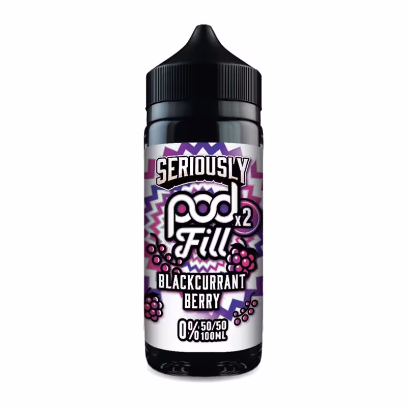 Blackcurrant Berry Shortfill E-Liquid by Seriously Pod Fill 2 100ml