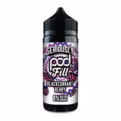 Blackcurrant Berry Shortfill E-Liquid by Seriously Pod Fill 2 100ml