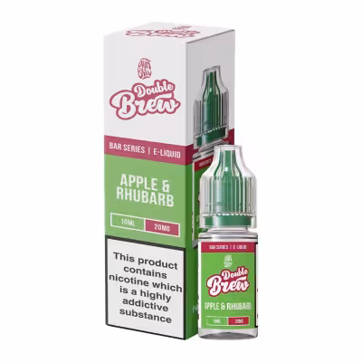 Apple & Rhubarb Nic Salt E-Liquid by Ohm Brew Double Brew