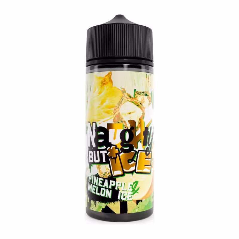 Pineapple Melon Ice Shortfill E-Liquid by Naughty but Ice 100ml