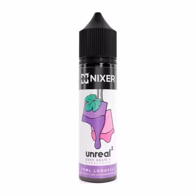 Dark Grape Bubblegum Longfill E-Liquid Concentrate by Nixer X Unreal 2