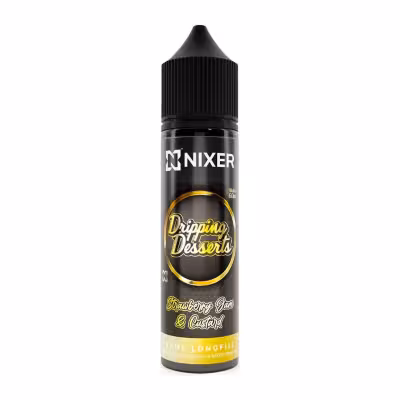 Strawberry Jam & Custard Longfill E-Liquid Concentrate by Nixer x Dripping Desserts