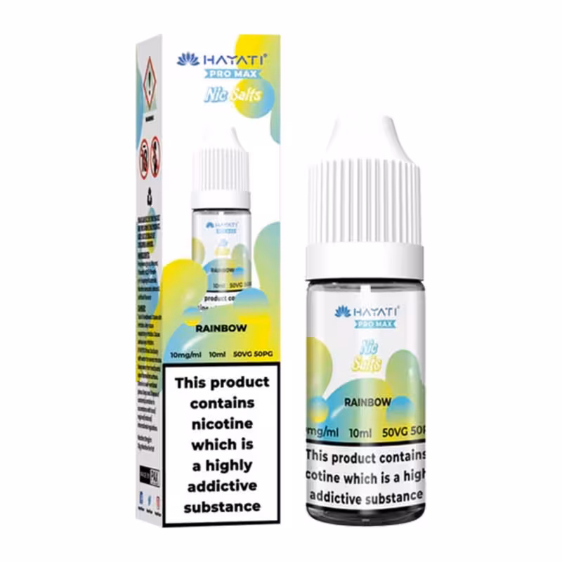 Rainbow Nic Salt E-Liquid by Hayati