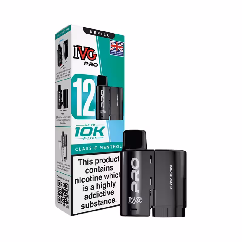 Classic Menthol Prefilled Pods by IVG Pro