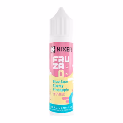 Blue Sour Cherry Pineapple Longfill E-Liquid Concentrate by Nixer x Fruza